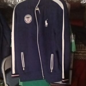 Polo by Ralph Lauren Blue Jacket with White Details